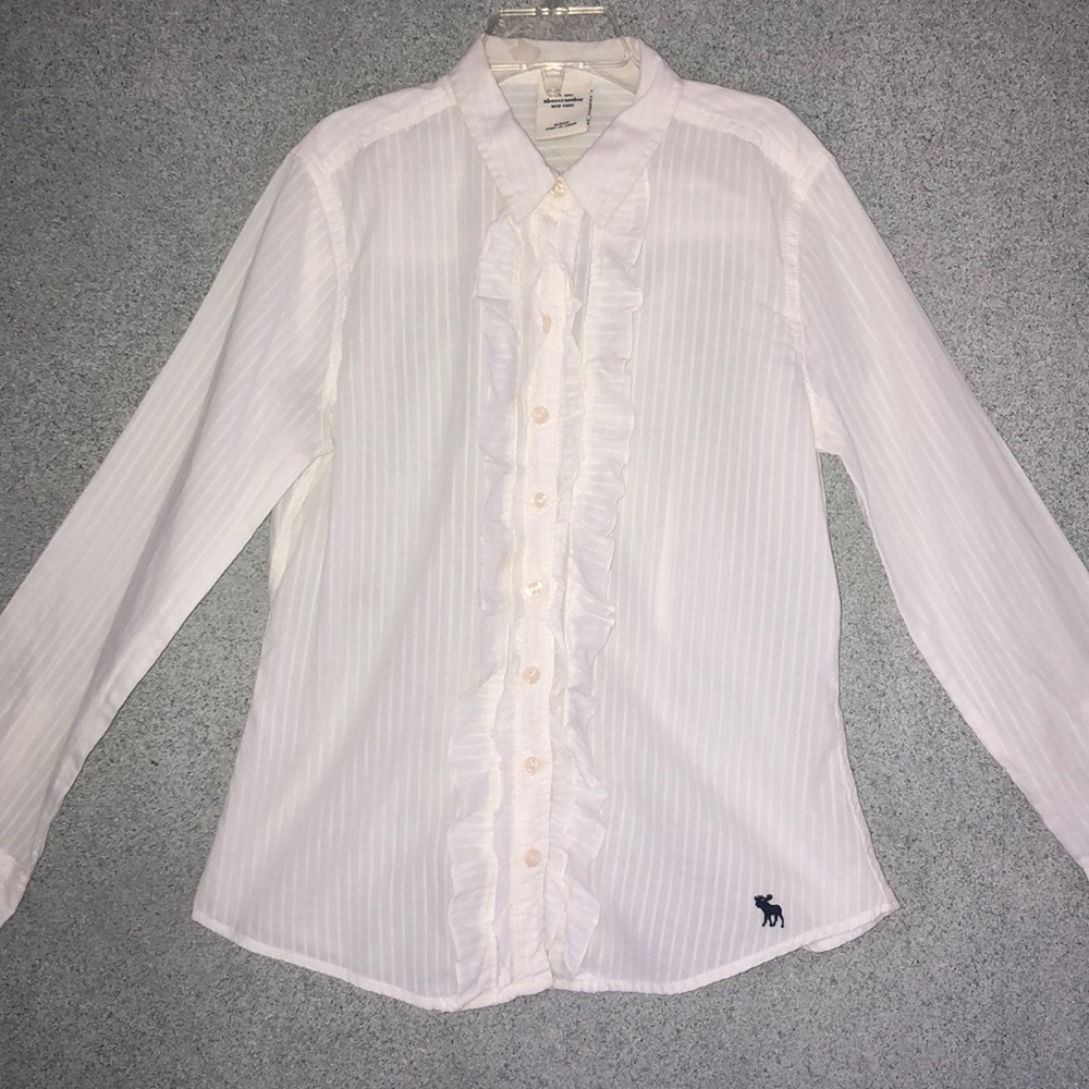 Kids Button-Down Shirt w/ Ruffles